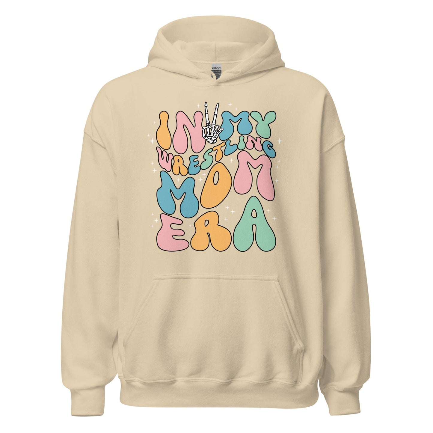 In My Wrestling Mom Era Hoodie Sand / S Spirit Gear Collective Hoodie