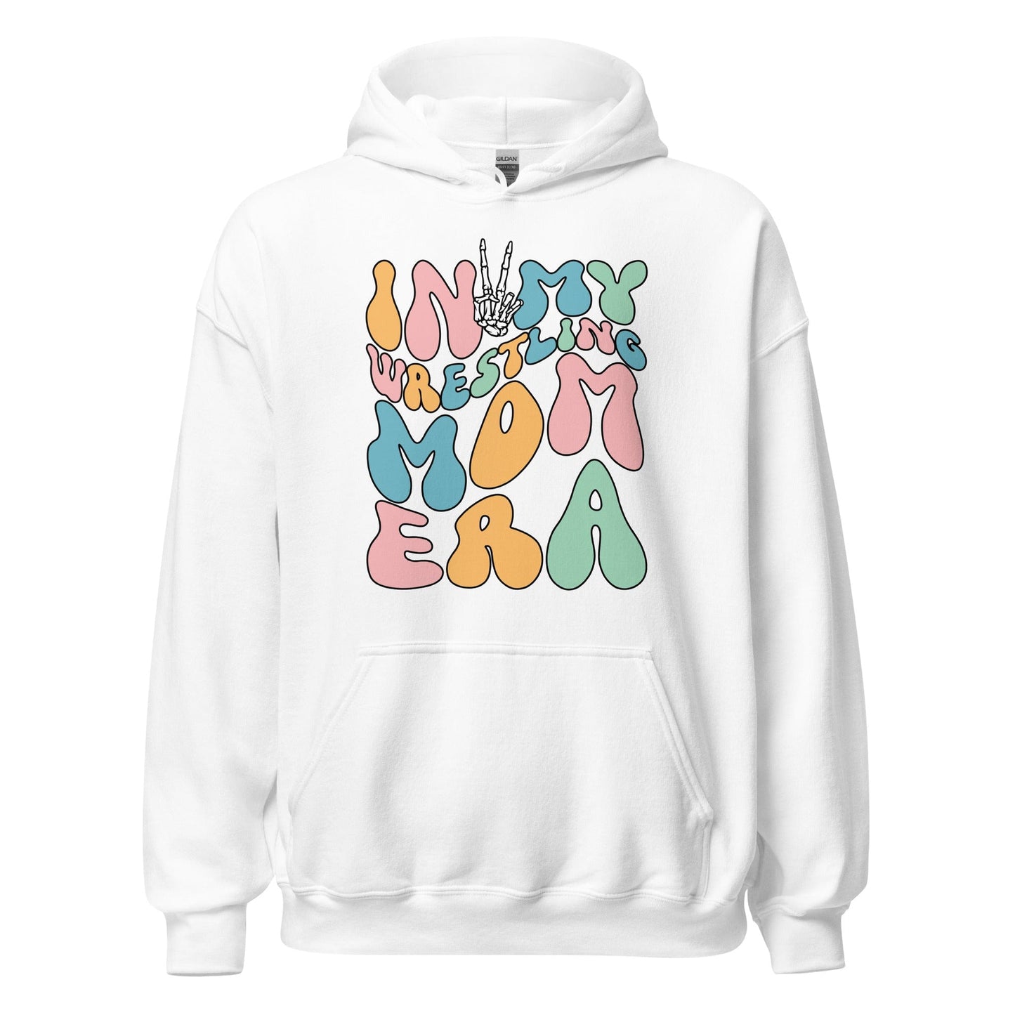 In My Wrestling Mom Era Hoodie White / S Spirit Gear Collective Hoodie