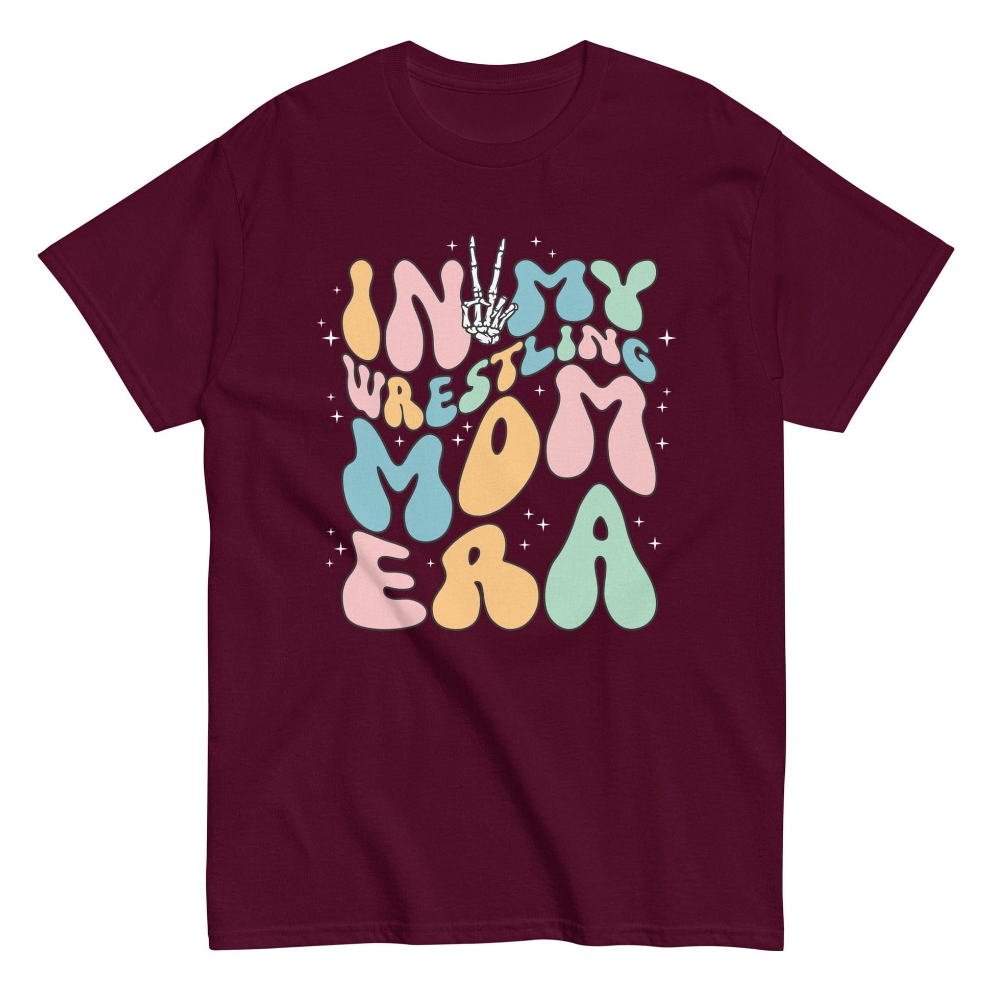 In My Wrestling Mom Era Shirt Maroon / S Spirit Gear Collective T-Shirt