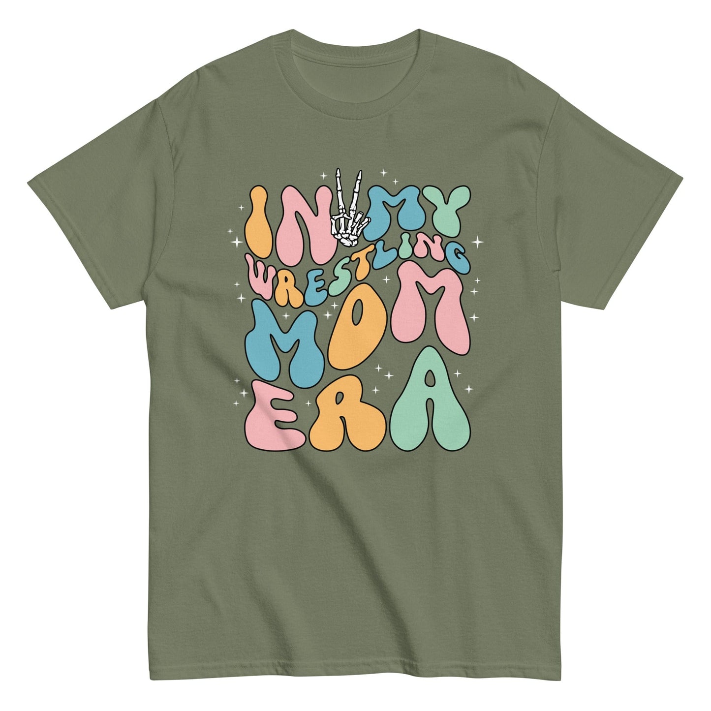 In My Wrestling Mom Era Shirt Military Green / S Spirit Gear Collective T-Shirt
