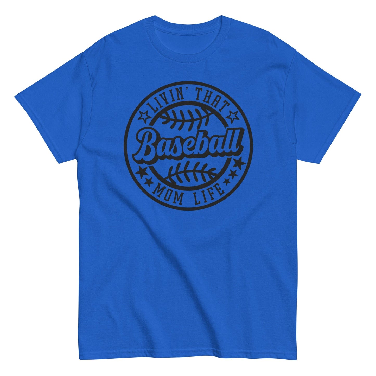 Livin That Baseball Mom Life Shirt Royal / S Spirit Gear Collective T-Shirt