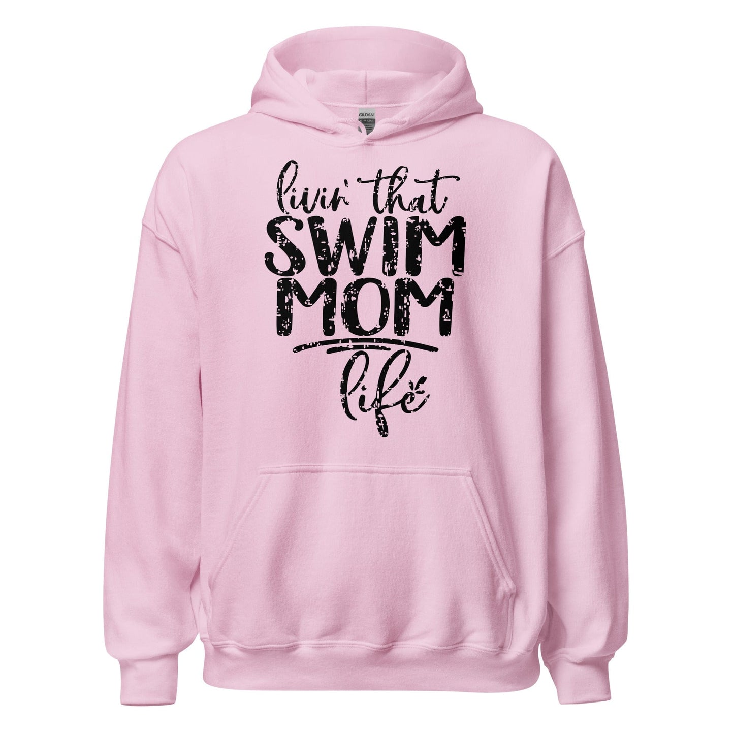 Livin' That Swim Mom Life Hoodie Light Pink / S Spirit Gear Collective Hoodie