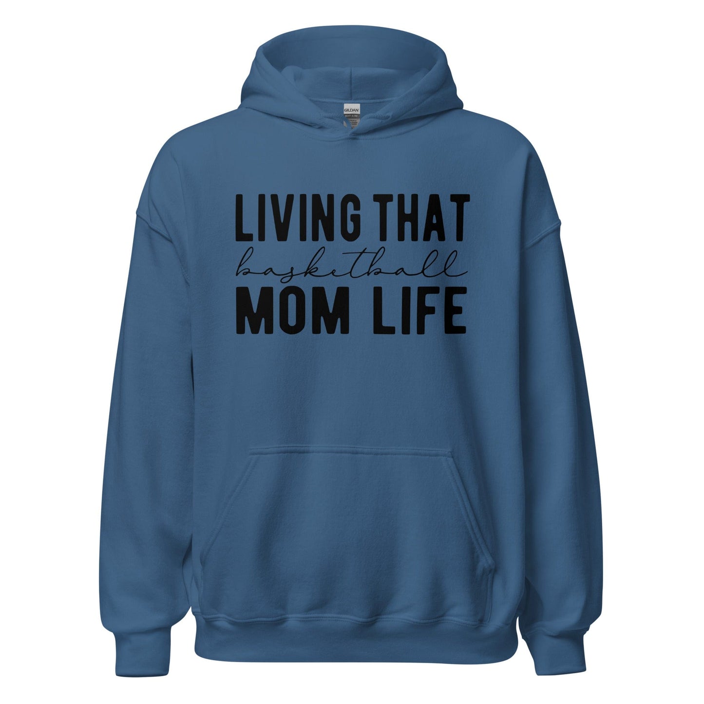 Living That Basketball Life Hoodie Indigo Blue / S Spirit Gear Collective Hoodie