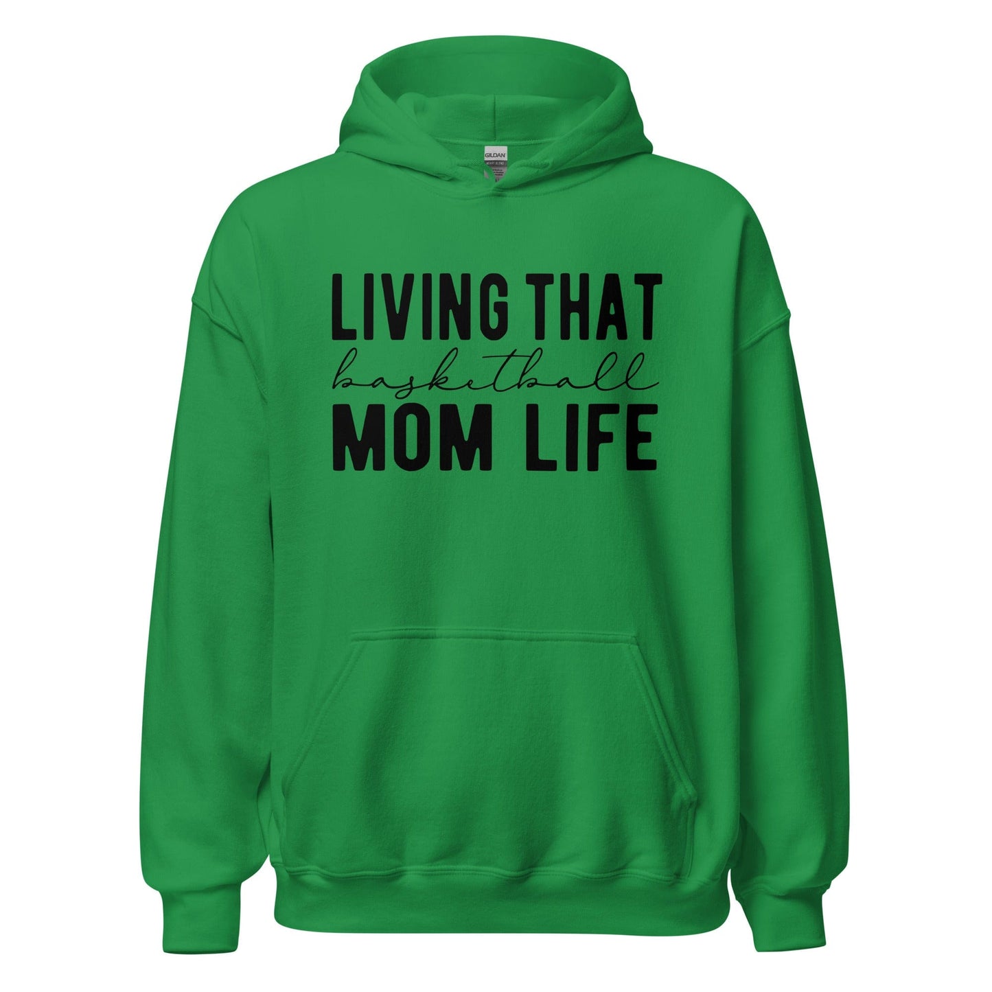 Living That Basketball Life Hoodie Irish Green / S Spirit Gear Collective Hoodie