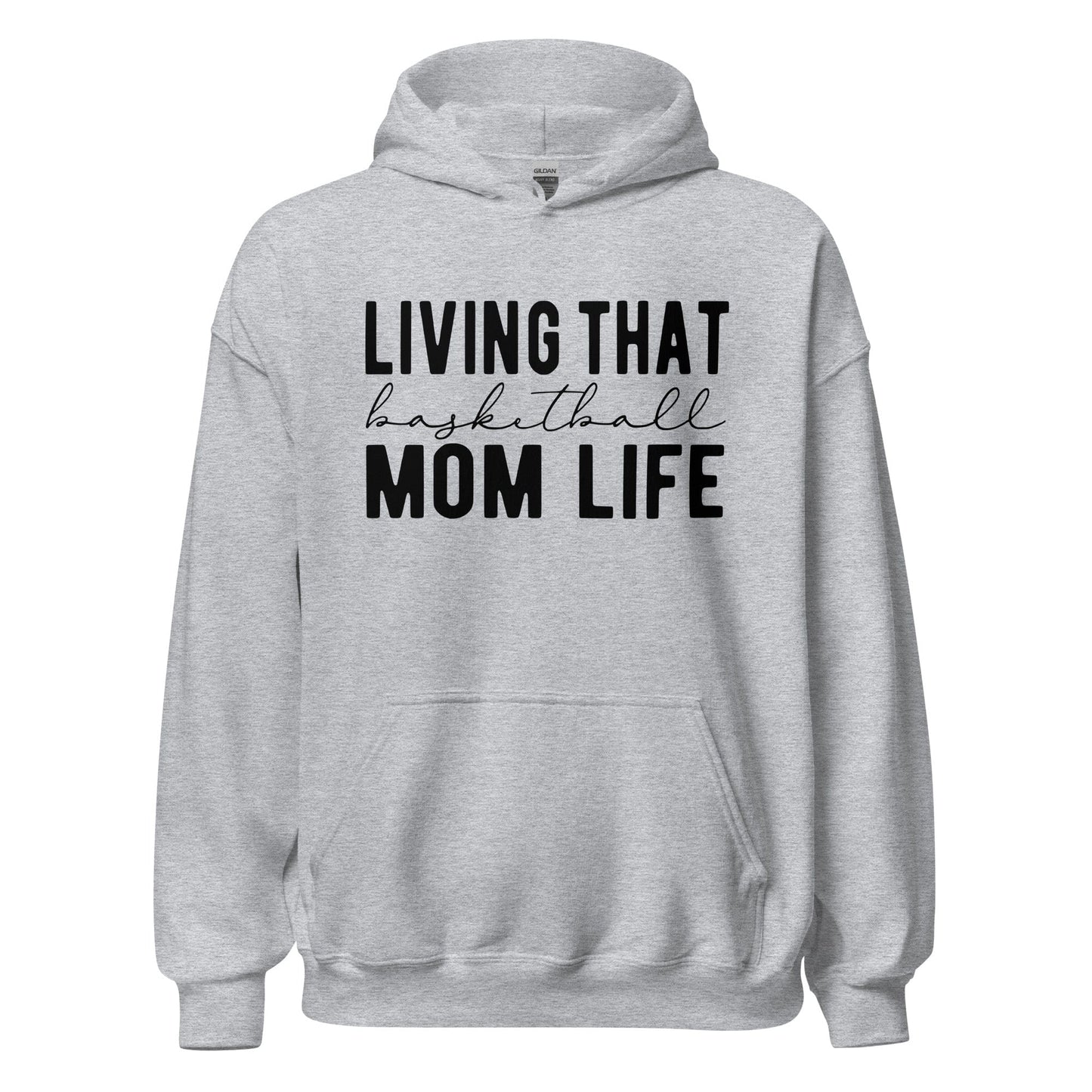 Living That Basketball Life Hoodie Sport Grey / S Spirit Gear Collective Hoodie