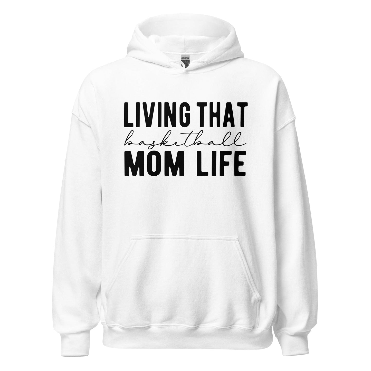 Living That Basketball Life Hoodie White / S Spirit Gear Collective Hoodie