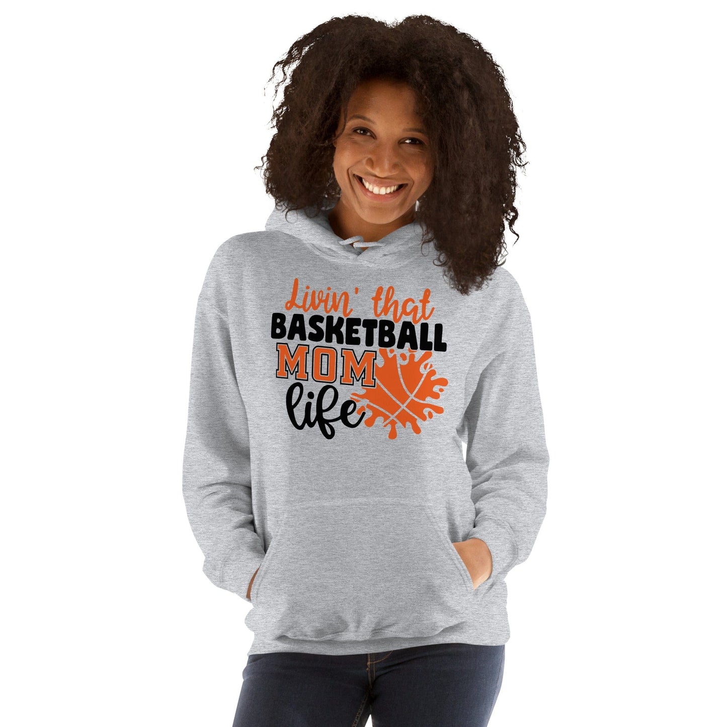 Living That Basketball Mom Life Hoodie Spirit Gear Collective Hoodie