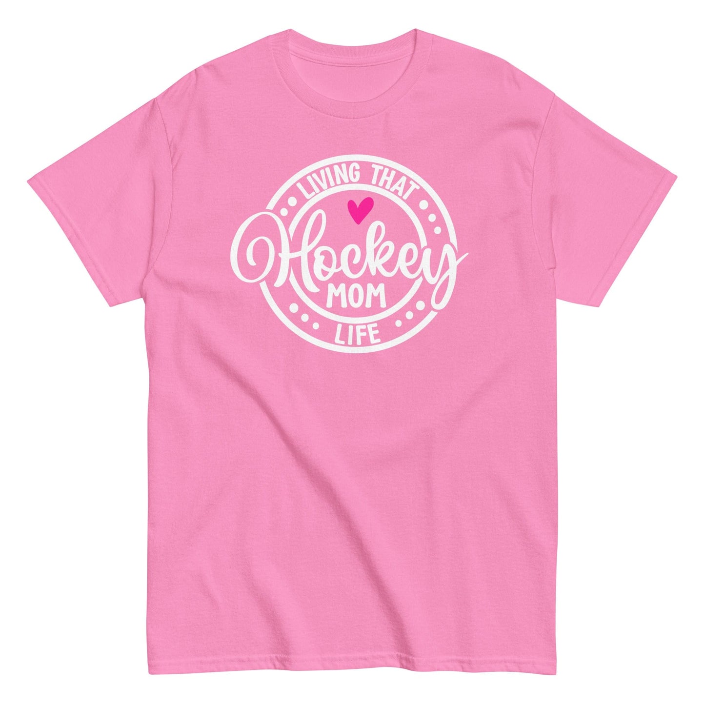 Living that Hockey Mom Life Shirt Azalea / S Spirit Gear Collective T-Shirt