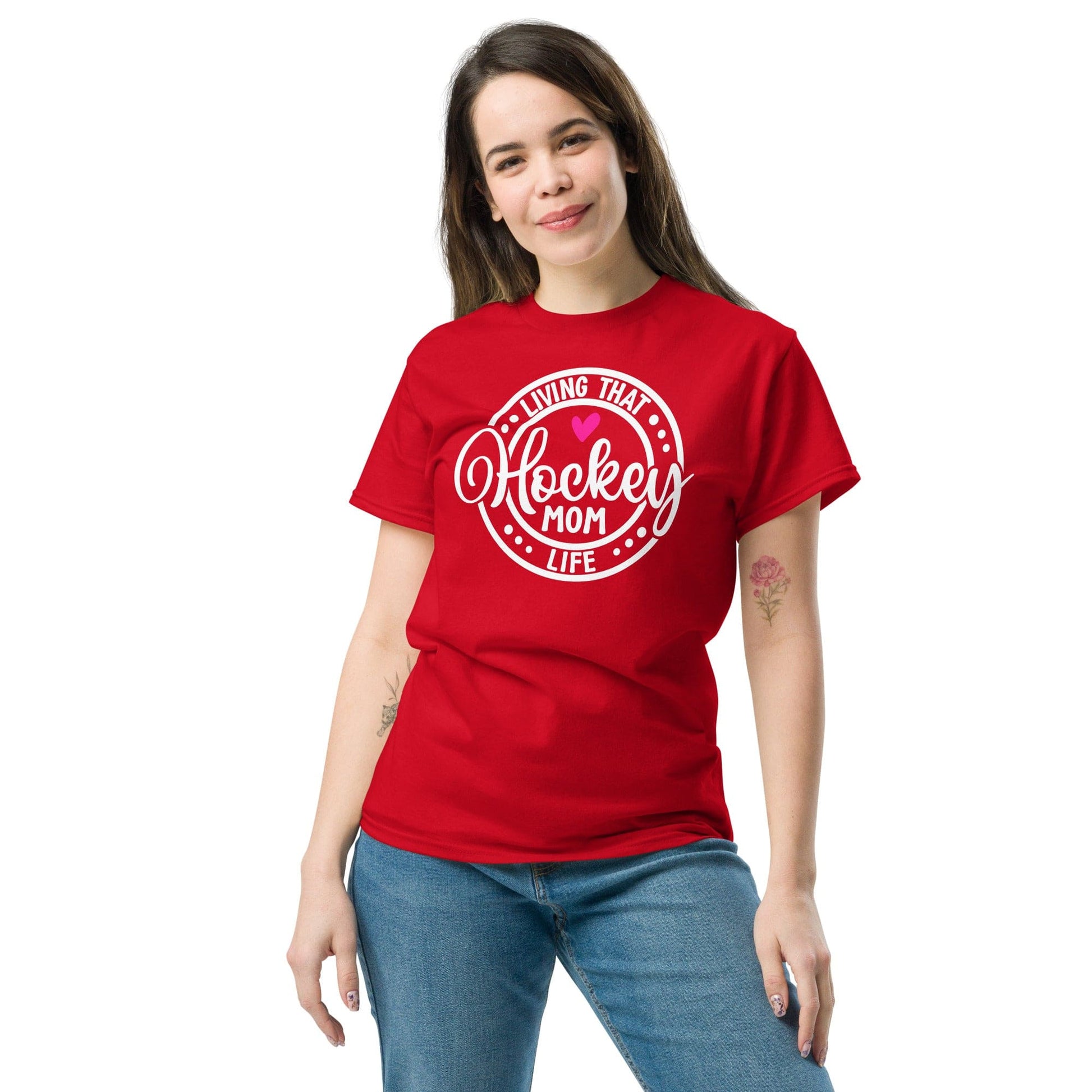 Living that Hockey Mom Life Shirt Spirit Gear Collective T-Shirt