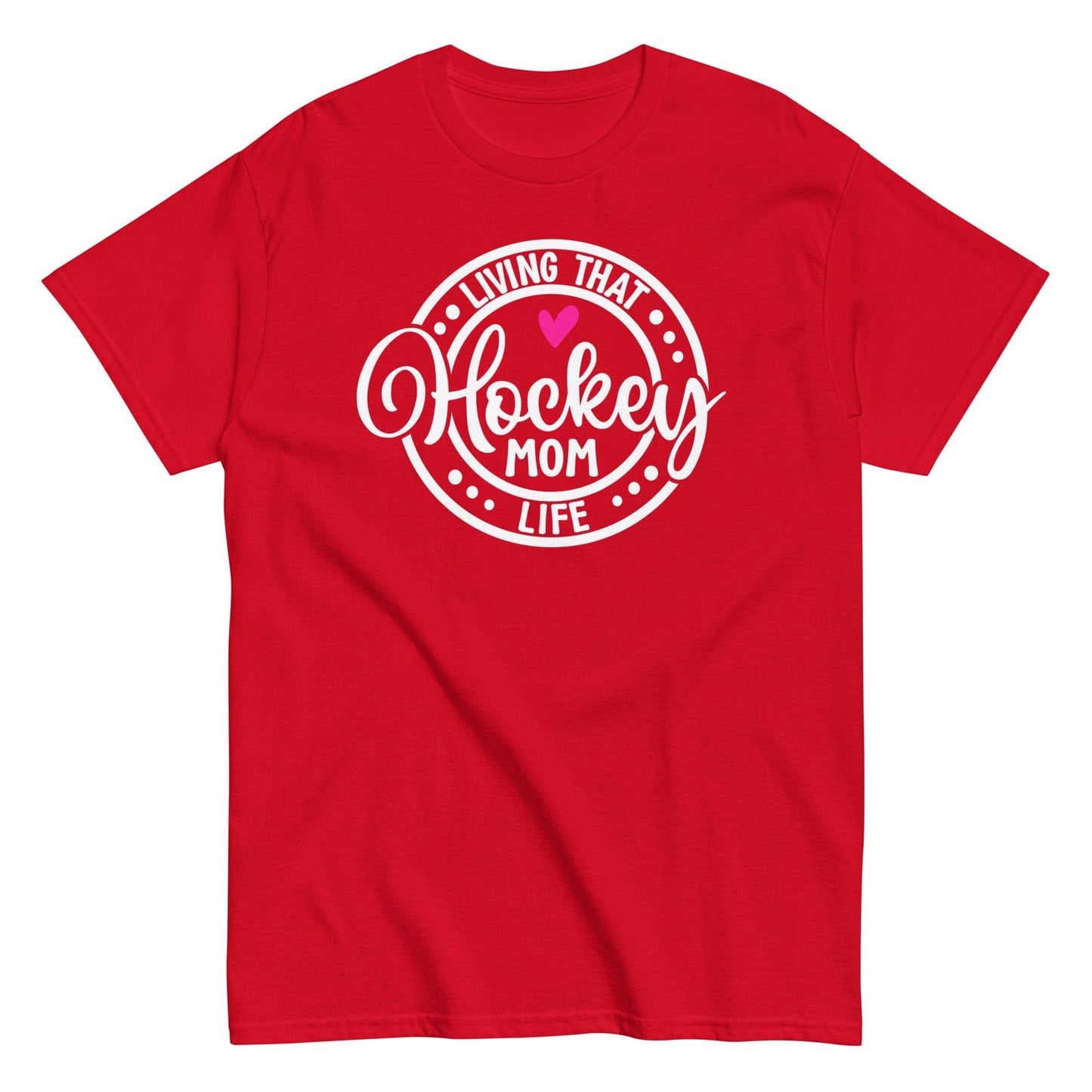 Living that Hockey Mom Life Shirt Red / S Spirit Gear Collective T-Shirt