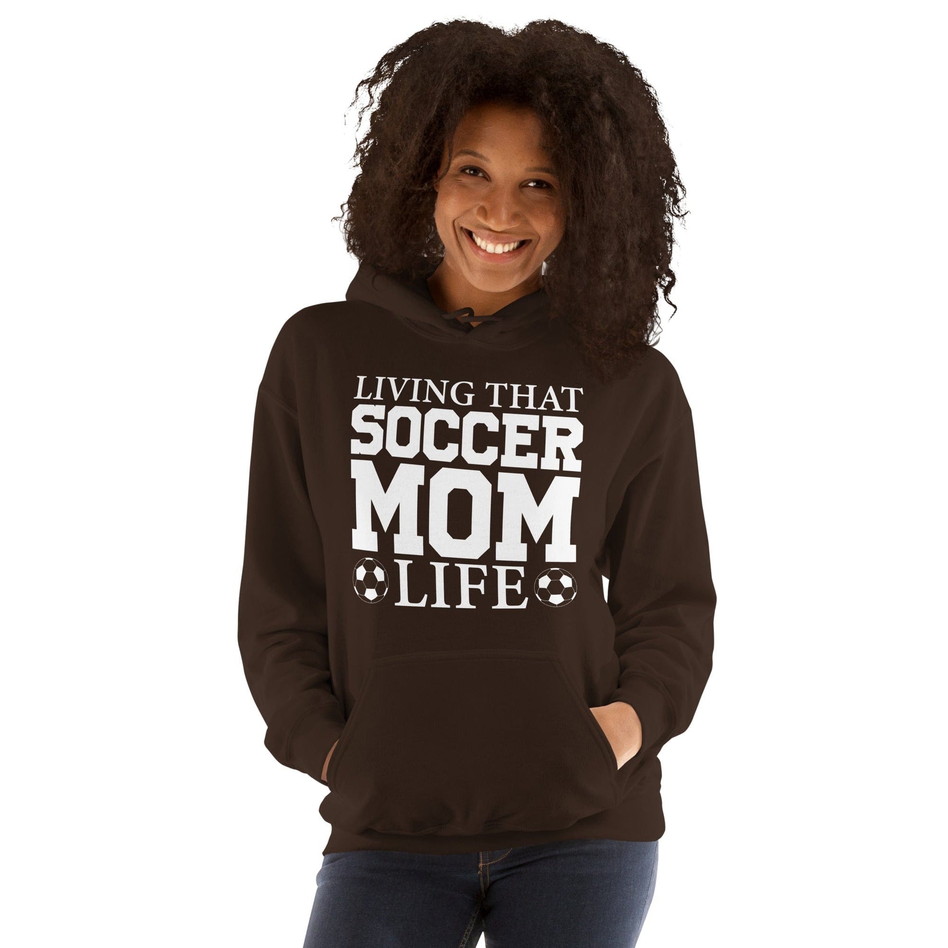 Living That Soccer Mom Life Hoodie Spirit Gear Collective Hoodie