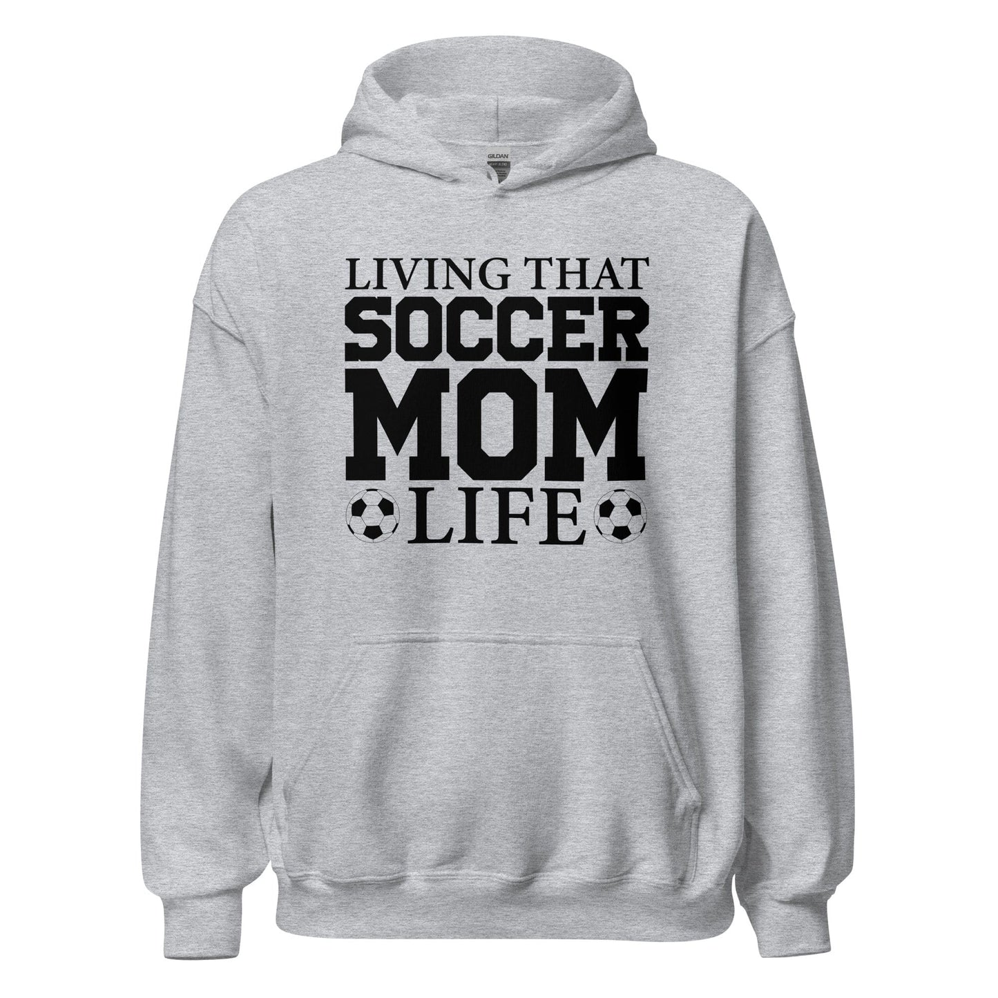 Living That Soccer Mom Life Hoodie Sport Grey / S Spirit Gear Collective Hoodie