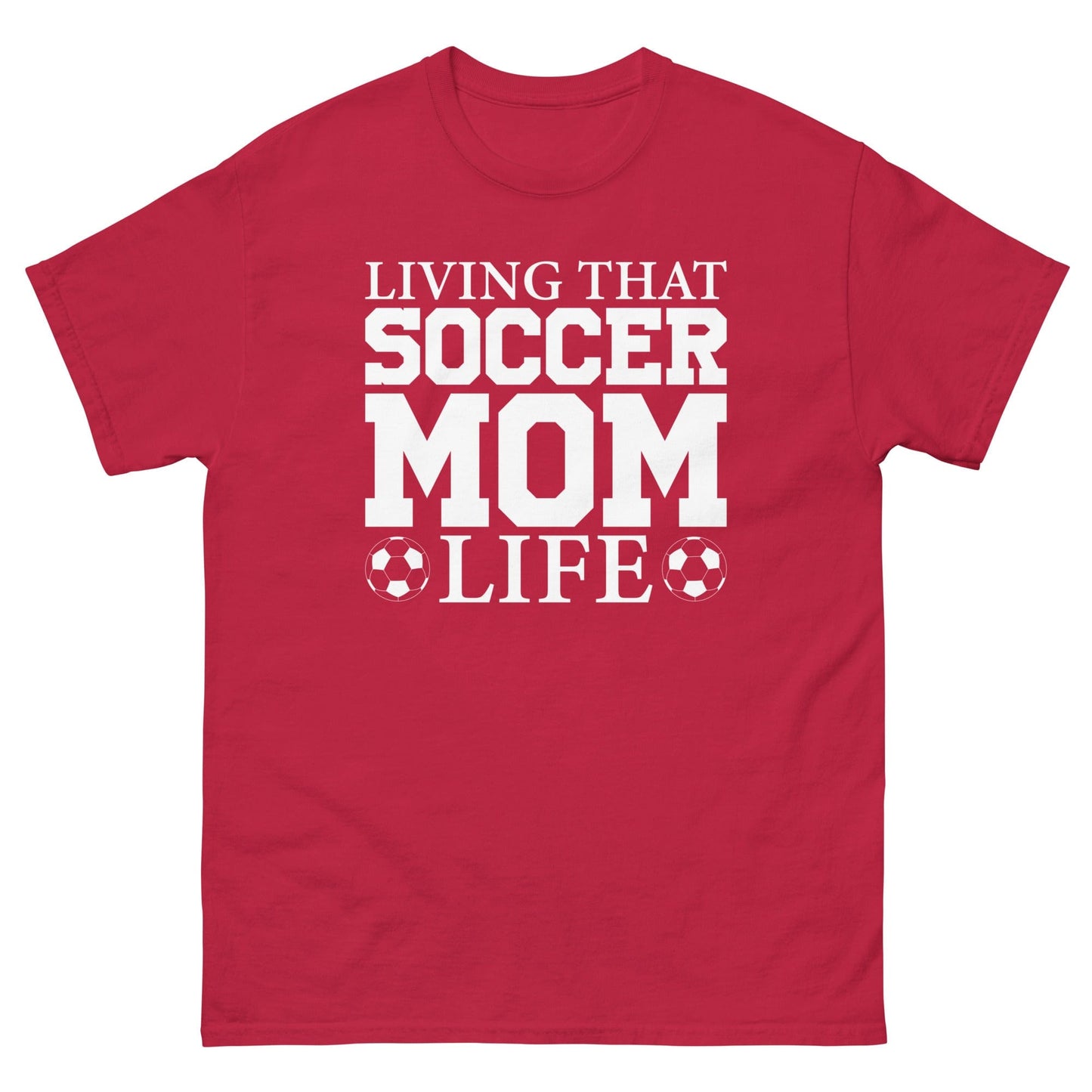 Living that Soccer Mom Life Shirt Cardinal / S Spirit Gear Collective T-Shirt