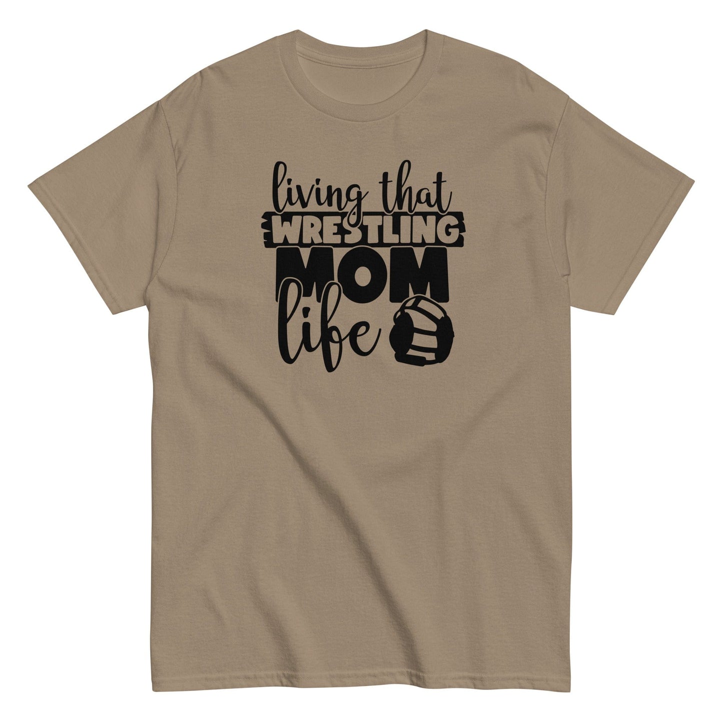 Living That Wrestling Mom Life Brown Savana / S Spirit Gear Collective T-Shirt