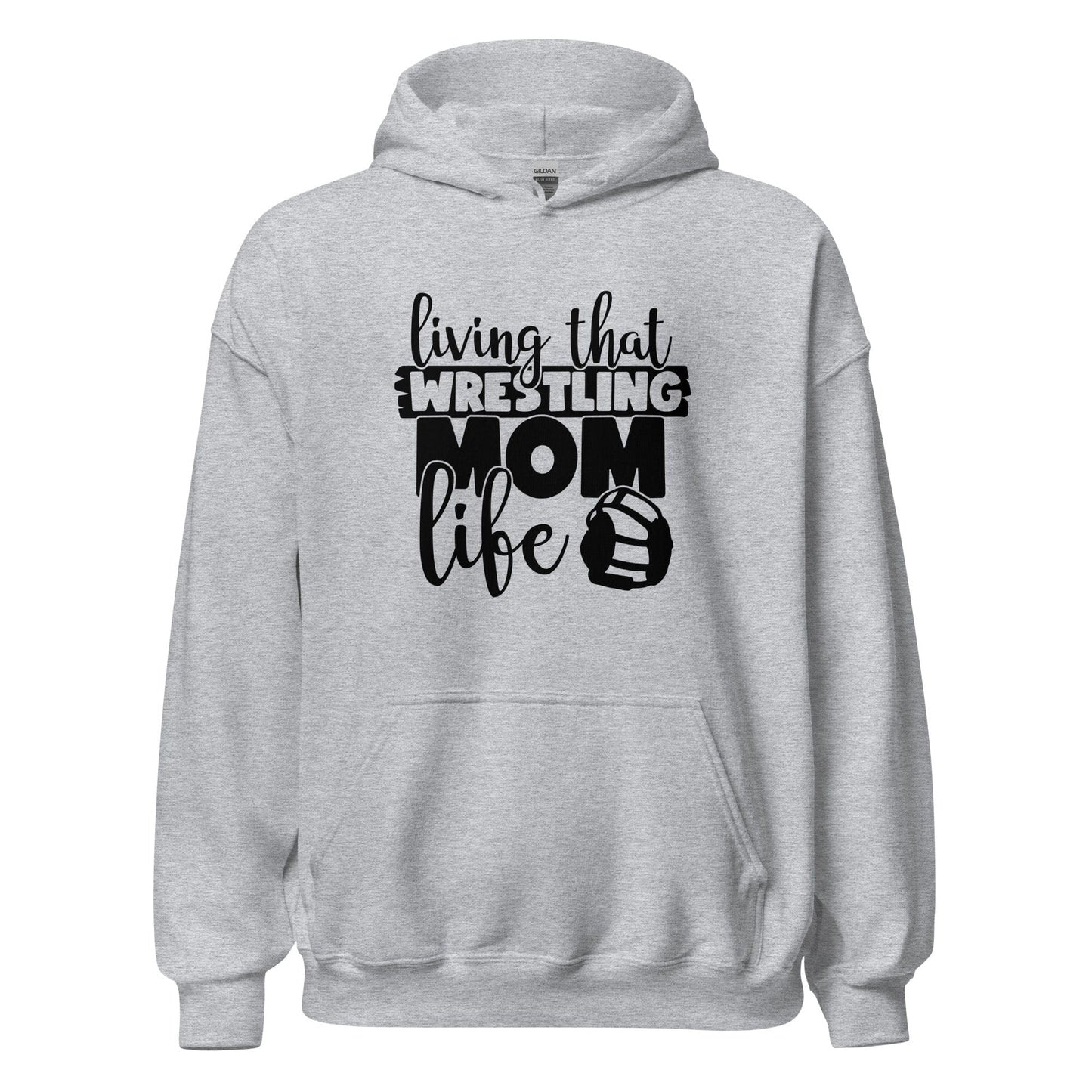 Living That Wrestling Mom Life Hoodie Sport Grey / S Spirit Gear Collective Hoodie