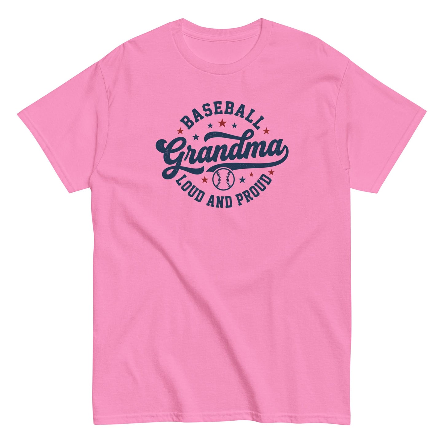 Loud and Proud Baseball Grandma Shirt | Baseball Grandma T-Shirt Azalea / S Spirit Gear Collective