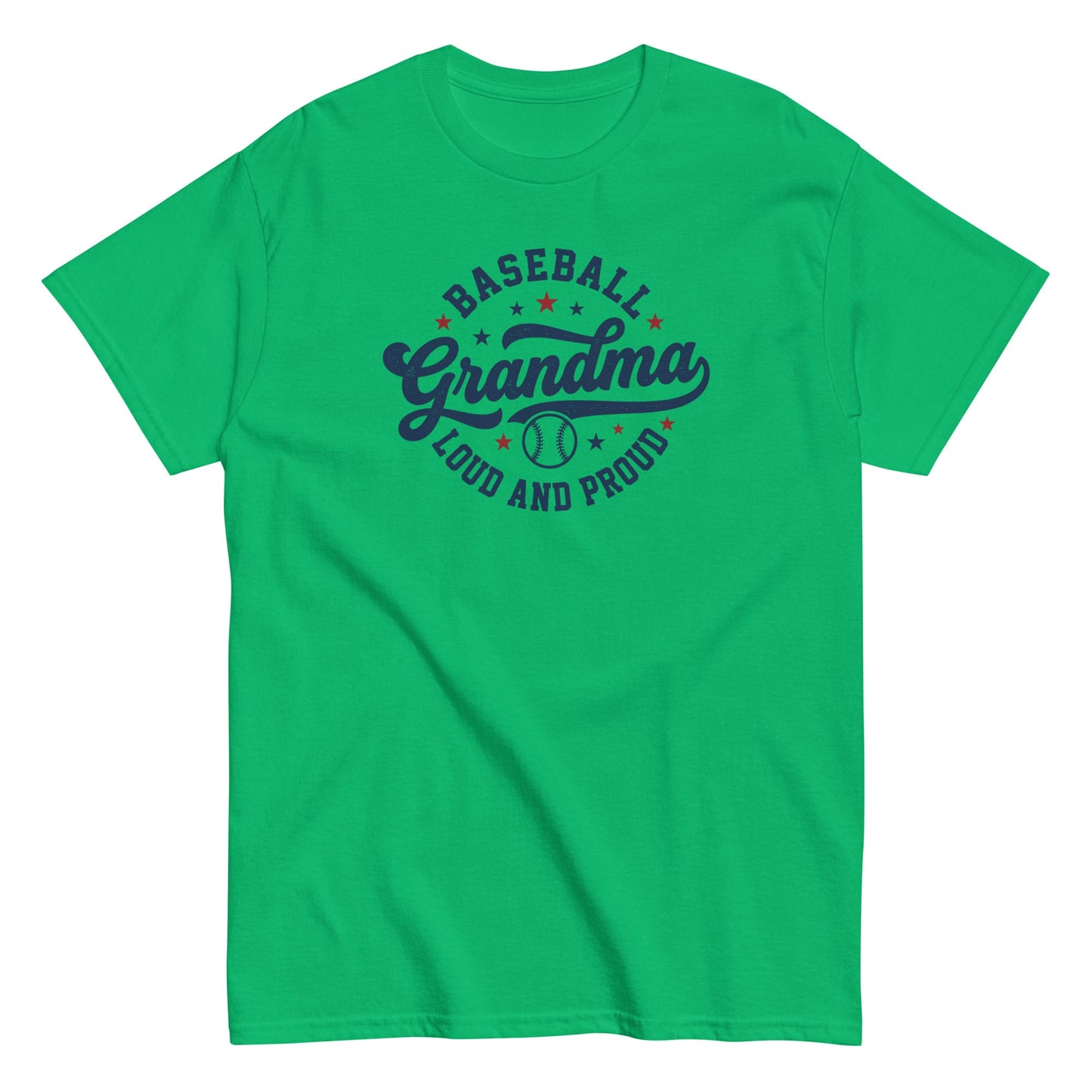 Loud and Proud Baseball Grandma Shirt | Baseball Grandma T-Shirt Irish Green / S Spirit Gear Collective