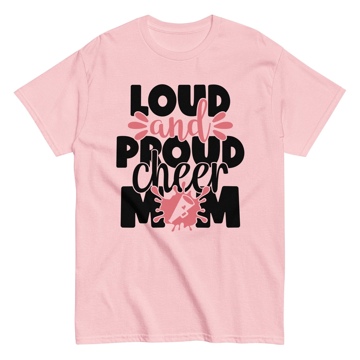 Loud and Proud Cheer Mom Shirt Light Pink / S Spirit Gear Collective T-Shirt