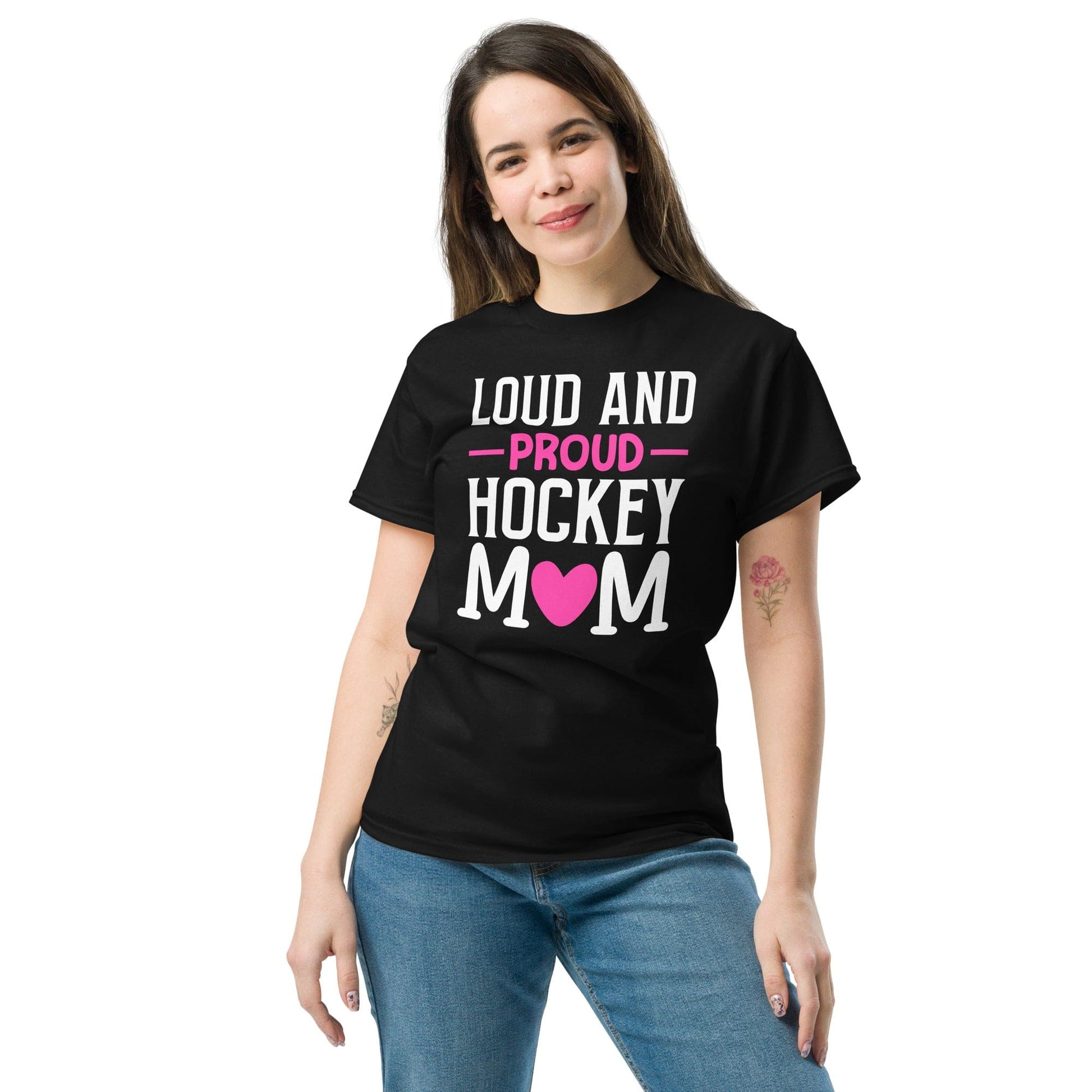 Loud and Proud Hockey Mom Shirt Spirit Gear Collective T-Shirt