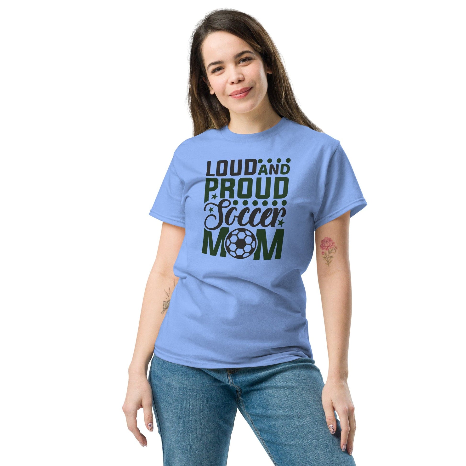 Loud and Proud Soccer Mom Shirt Spirit Gear Collective T-Shirt