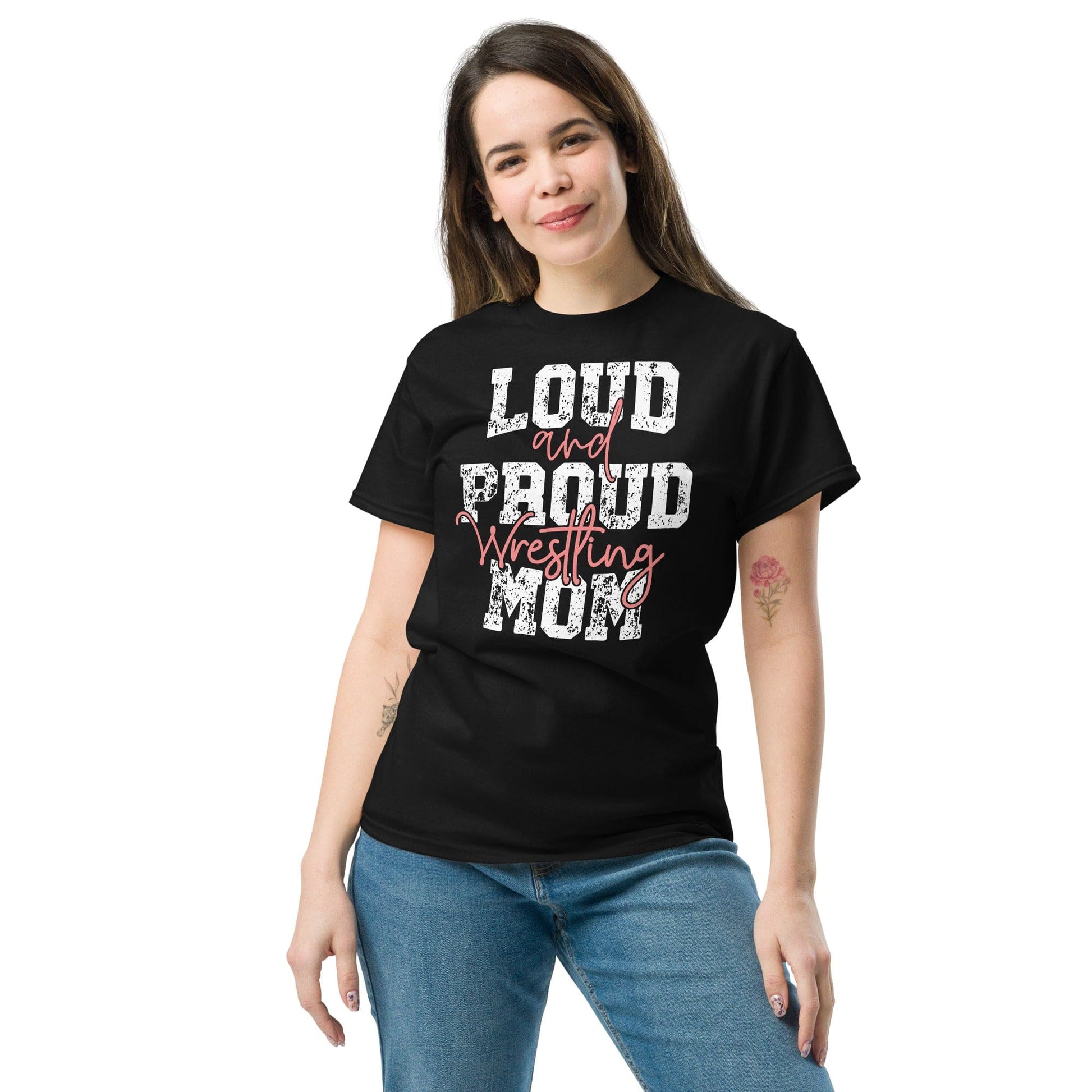 Loud and Proud Wrestling Mom Shirt Spirit Gear Collective T-Shirt