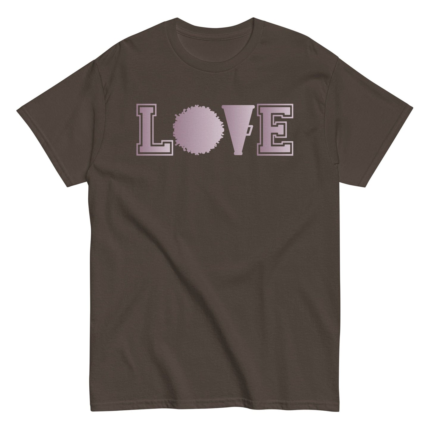 Love Cheer Shirt Dark Chocolate / S Spirit Gear Collective T-Shirt