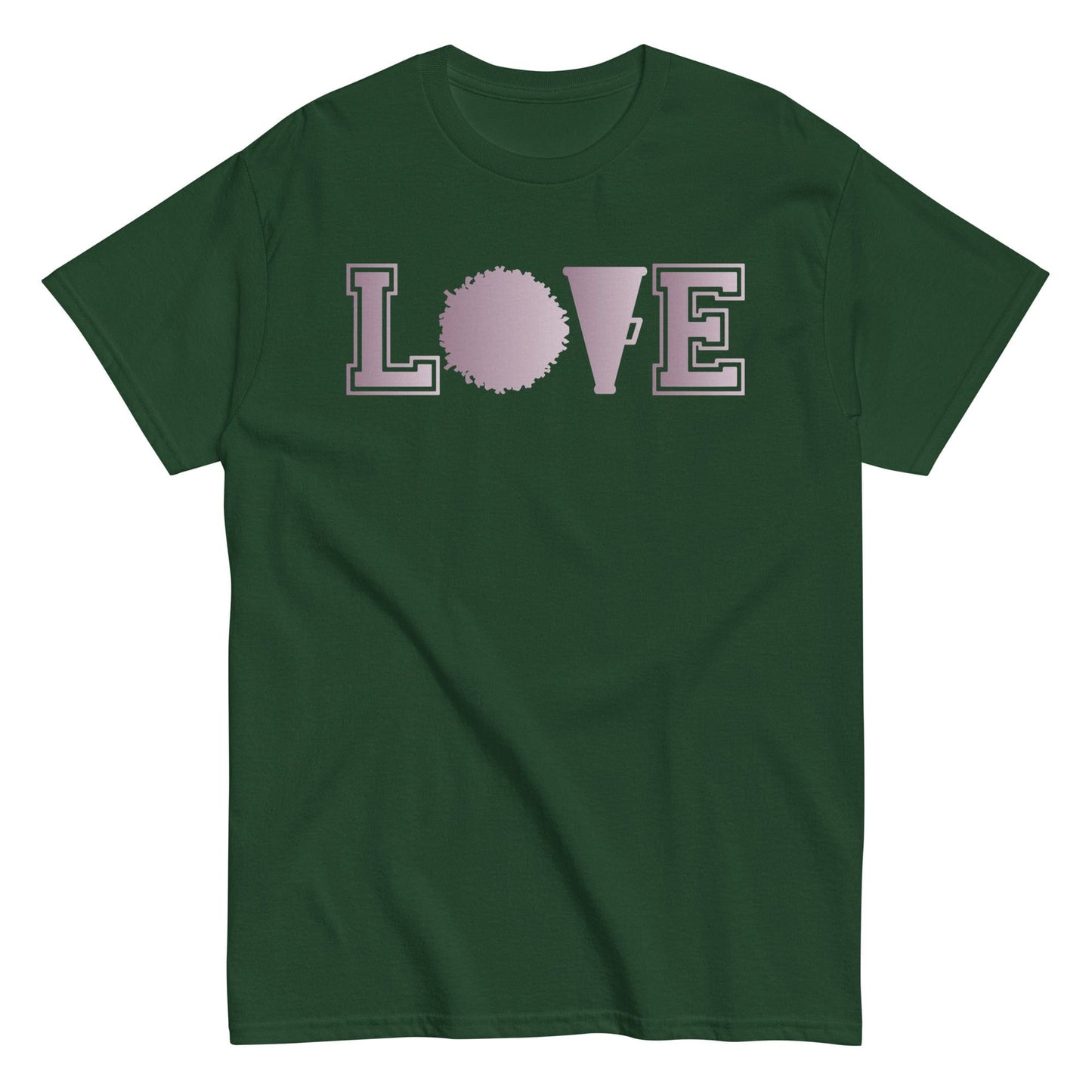 Love Cheer Shirt Forest Green / S Spirit Gear Collective T-Shirt