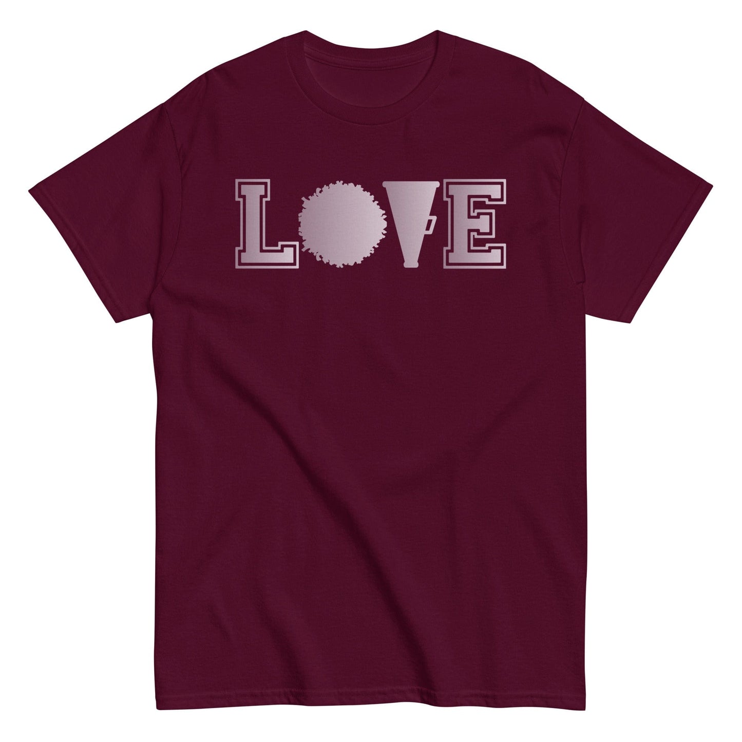 Love Cheer Shirt Maroon / S Spirit Gear Collective T-Shirt