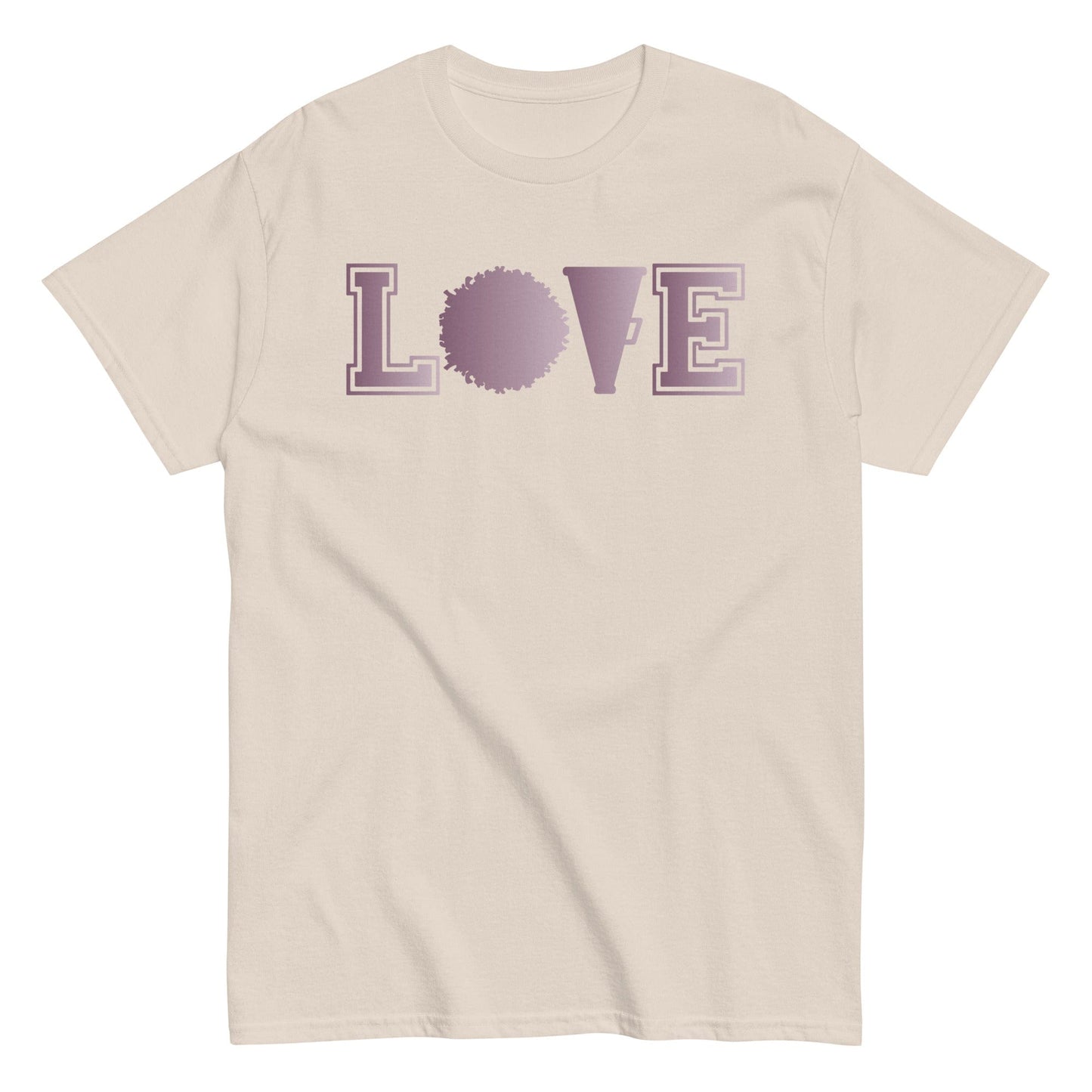 Love Cheer Shirt Natural / S Spirit Gear Collective T-Shirt