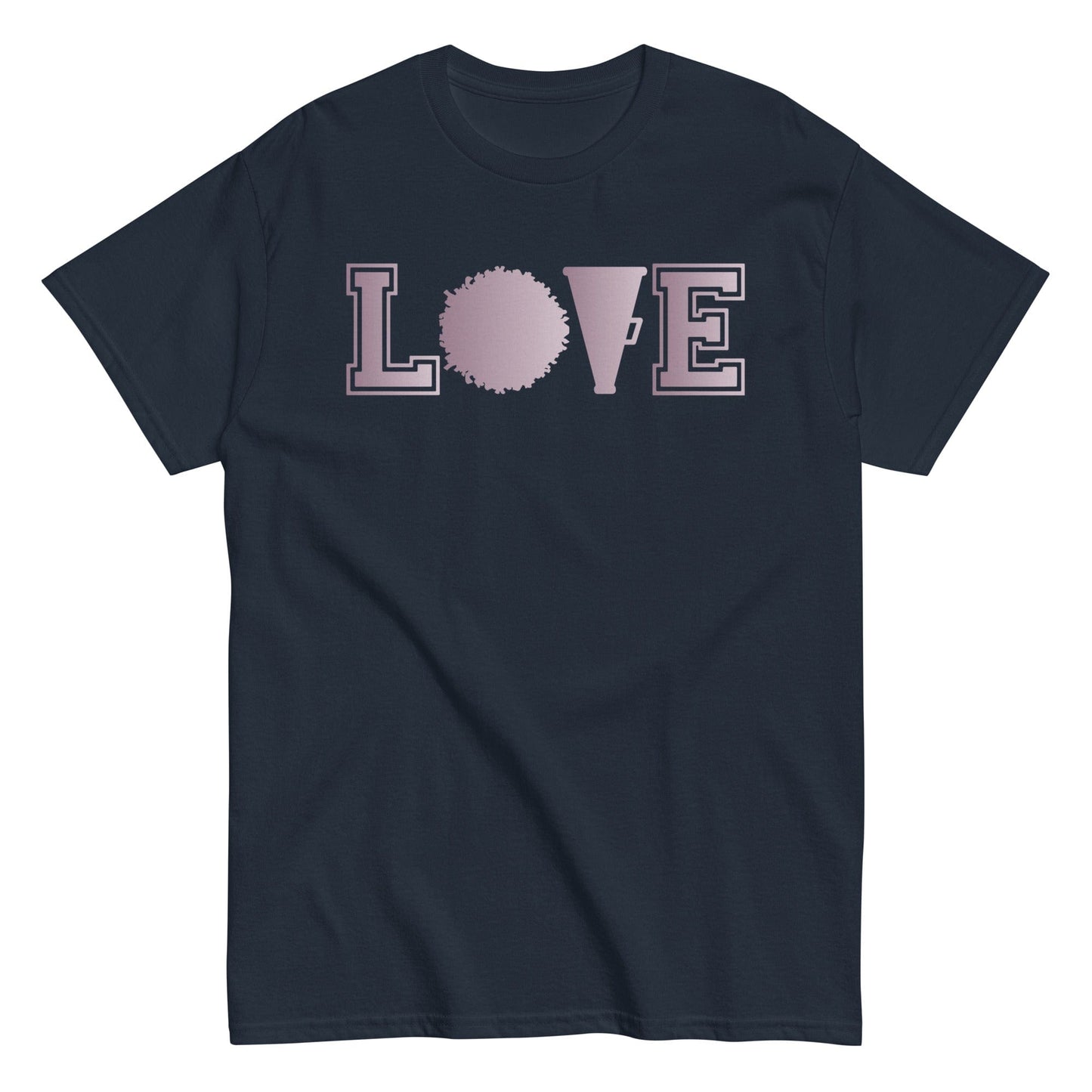 Love Cheer Shirt Navy / S Spirit Gear Collective T-Shirt