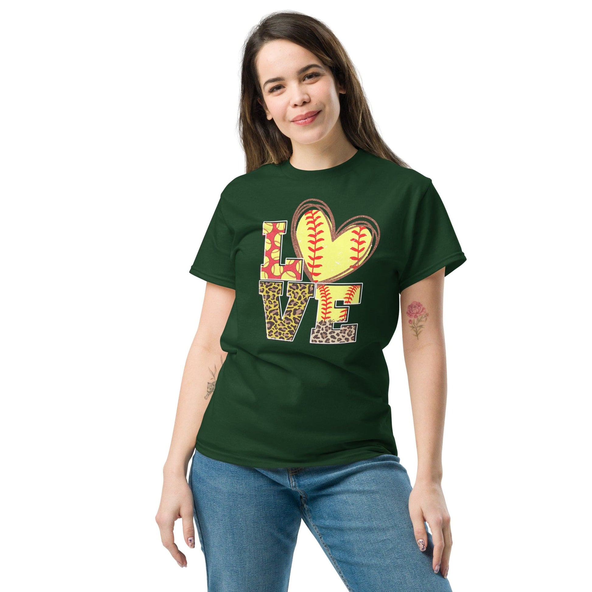 Love Softball Shirt Spirit Gear Collective T-Shirt