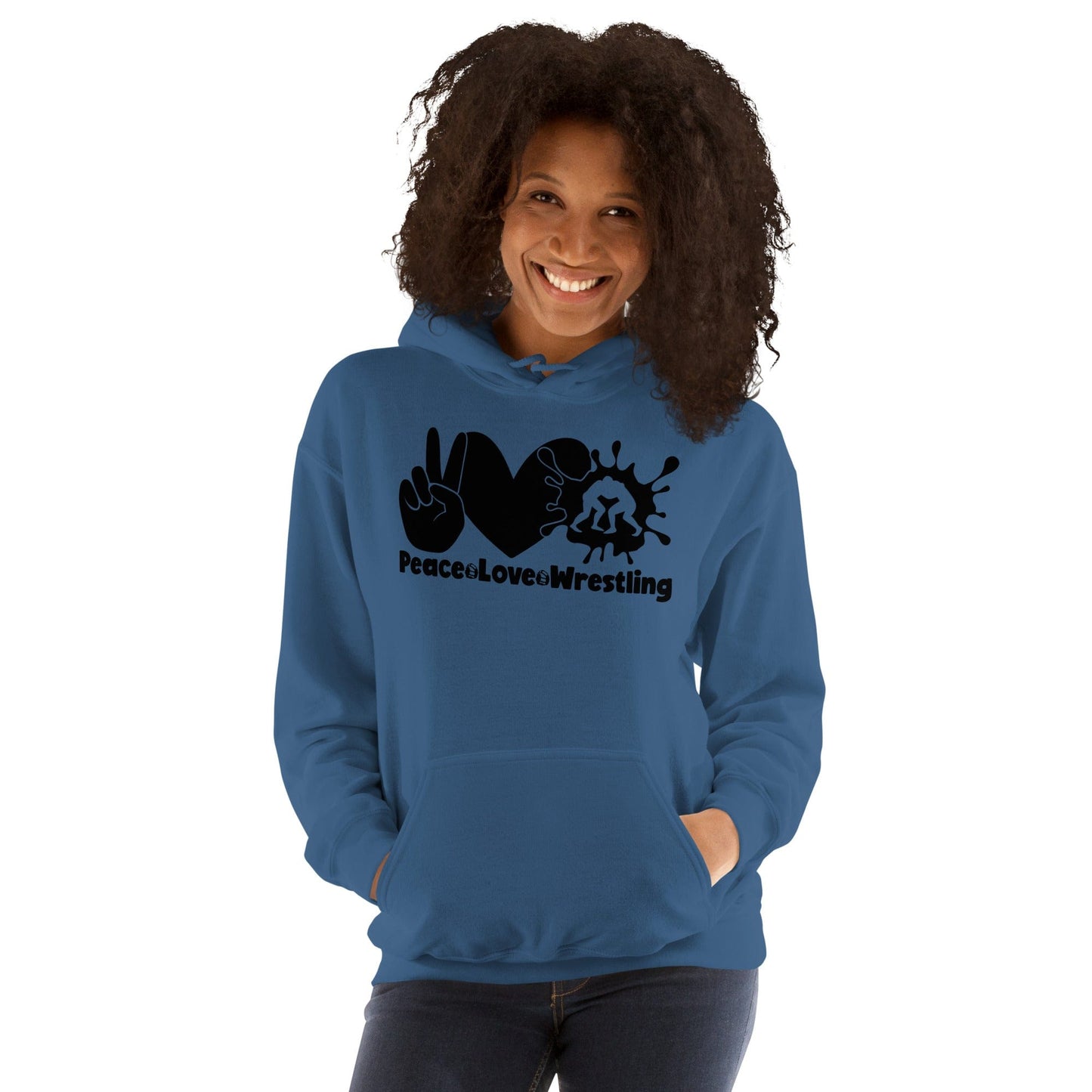 Peace Love Wrestling Hoodie Spirit Gear Collective Hoodie