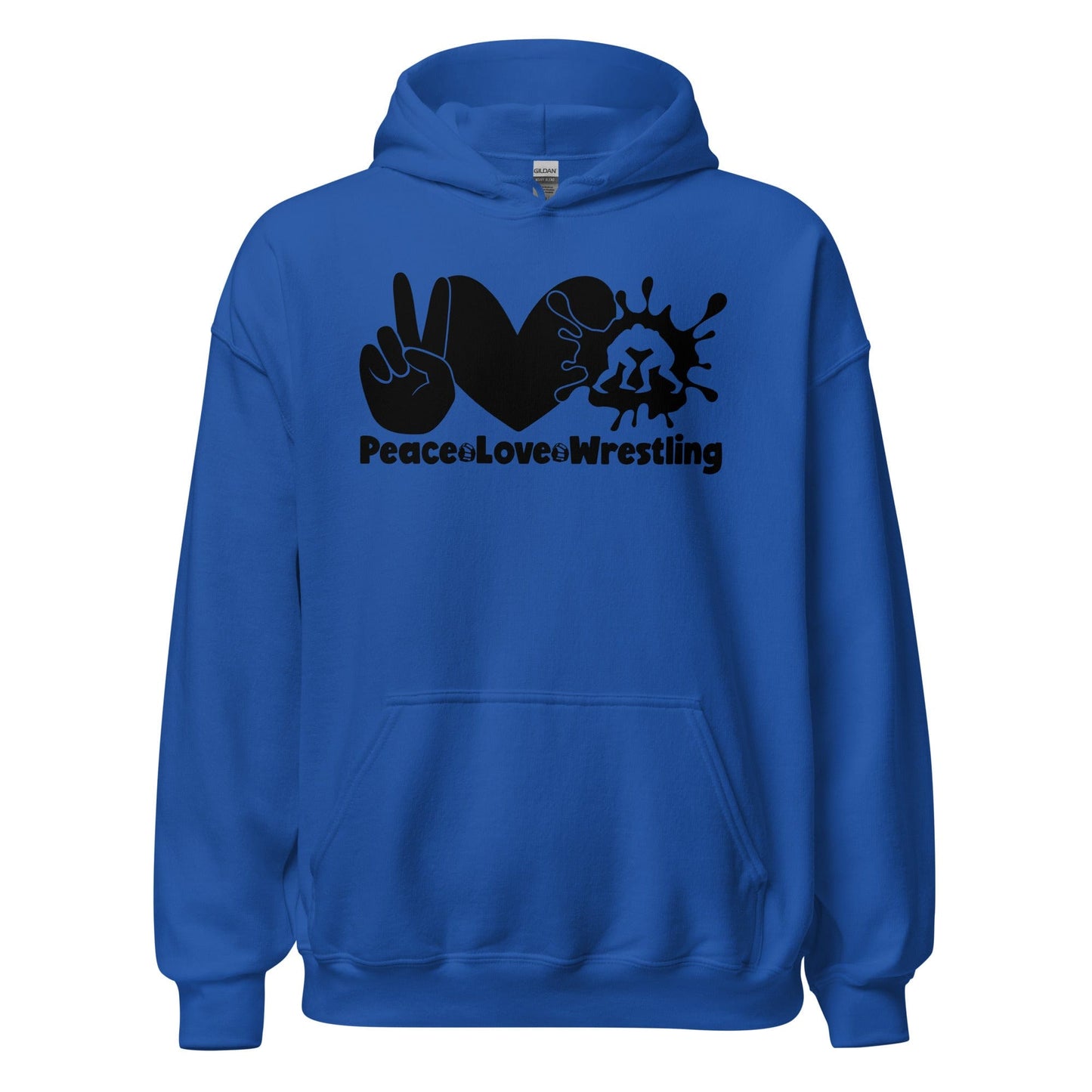 Peace Love Wrestling Hoodie Royal / S Spirit Gear Collective Hoodie