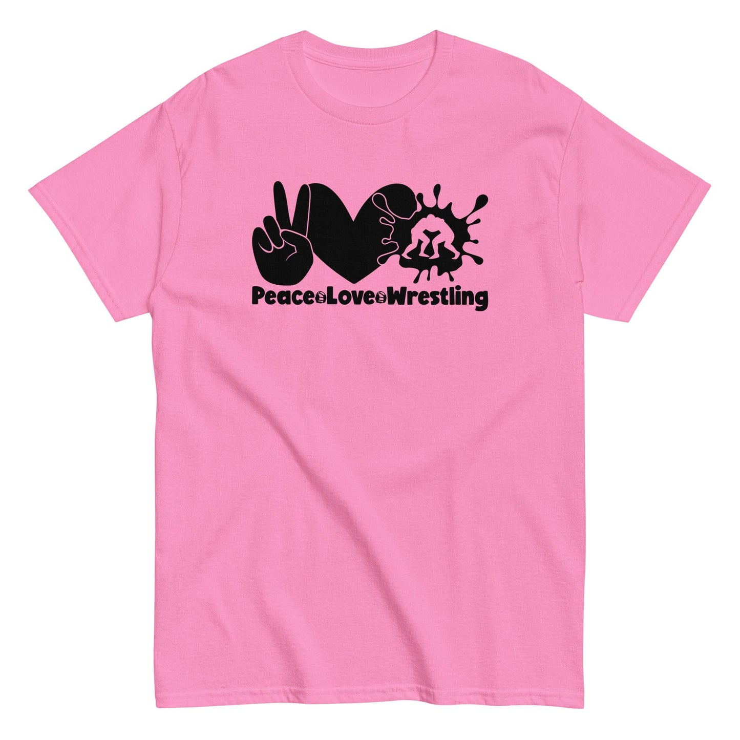 Peace Love Wrestling Shirt Azalea / S Spirit Gear Collective T-Shirt