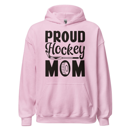 Proud Hockey Mom Hoodie Light Pink / S Spirit Gear Collective Hoodie