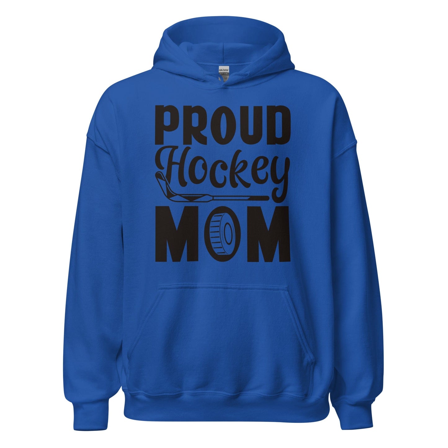 Proud Hockey Mom Hoodie Royal / S Spirit Gear Collective Hoodie