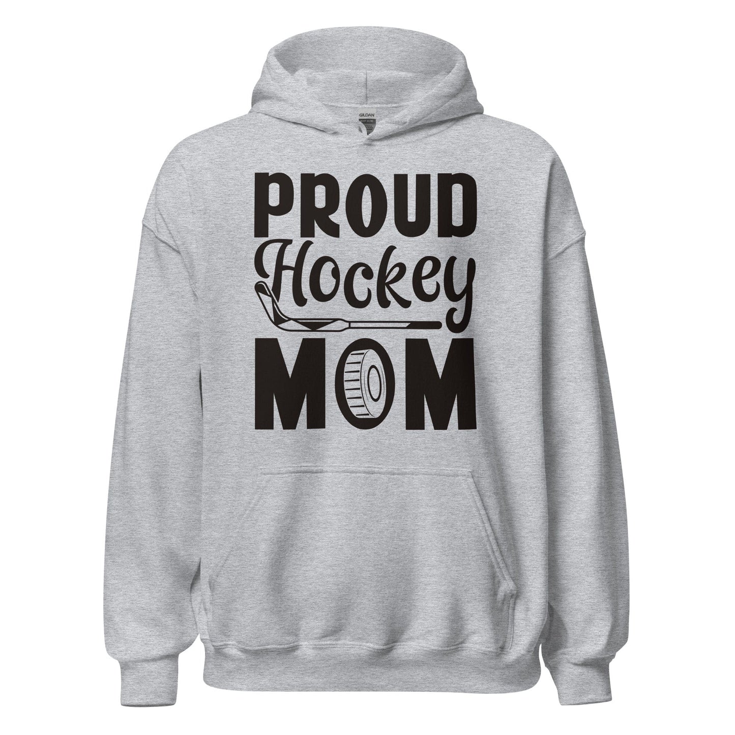 Proud Hockey Mom Hoodie Sport Grey / S Spirit Gear Collective Hoodie