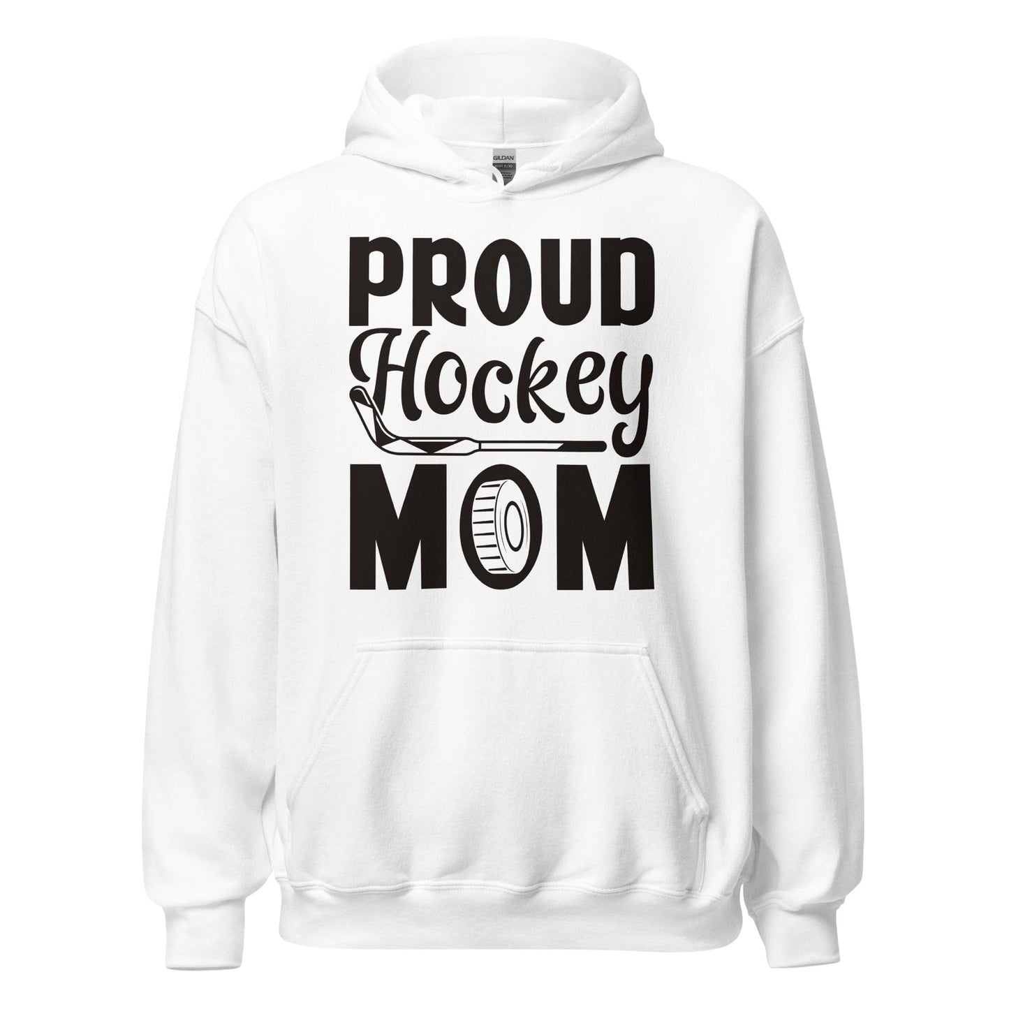 Proud Hockey Mom Hoodie White / S Spirit Gear Collective Hoodie