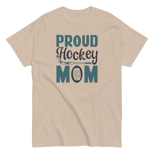 Proud Hockey Mom Shirt Sand / S Spirit Gear Collective T-Shirt