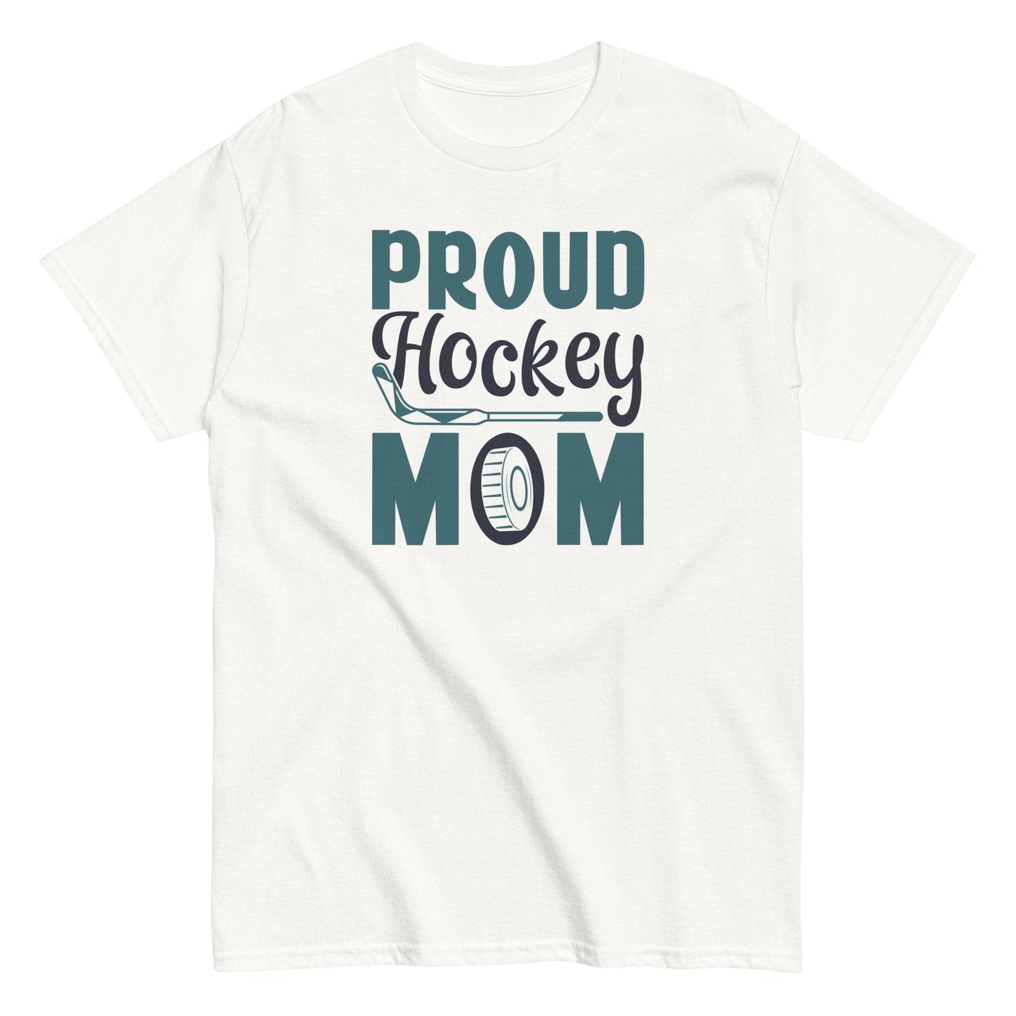 Proud Hockey Mom Shirt White / S Spirit Gear Collective T-Shirt