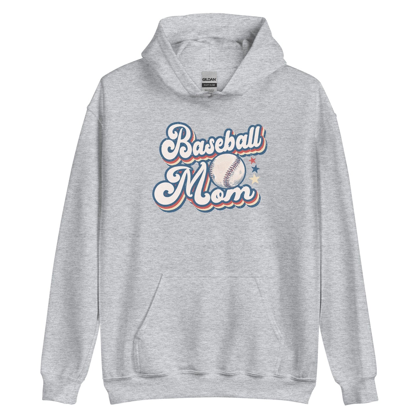 Retro Baseball Mom Hoodie – Sporty & Fun for Game Days Sport Grey / S Spirit Gear Collective Hoodie
