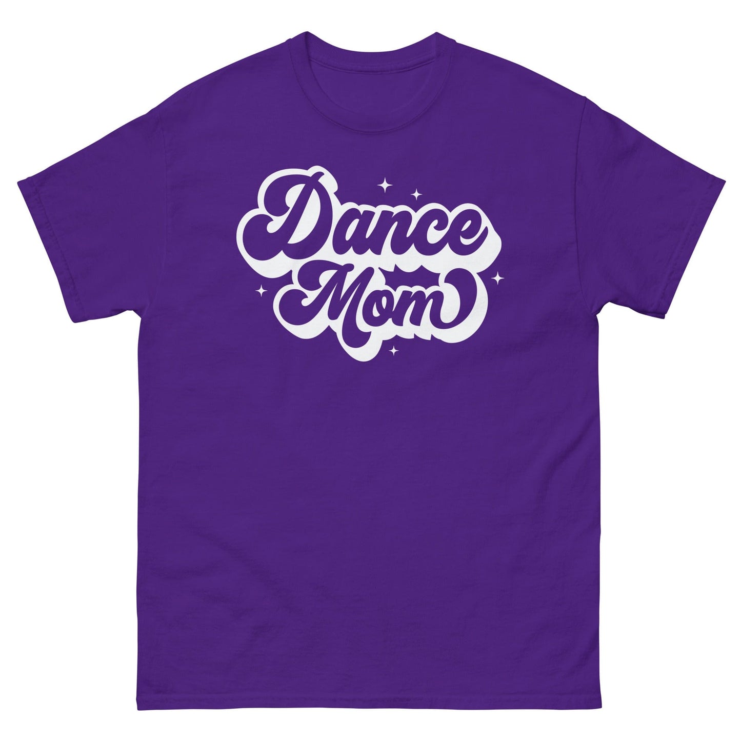 Retro Dance Mom T-Shirt – Bold Script Design for Proud Dance Moms Purple / S Spirit Gear Collective