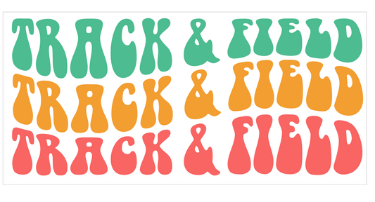 Retro Track and Field Sticker Spirit Gear Collective Sticker