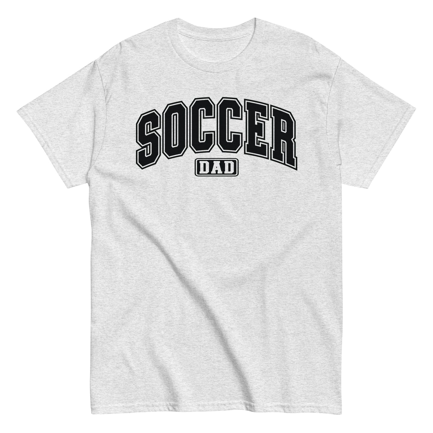 Soccer Dad Bold Outline Graphic T-Shirt Ash / S Spirit Gear Collective T-Shirt