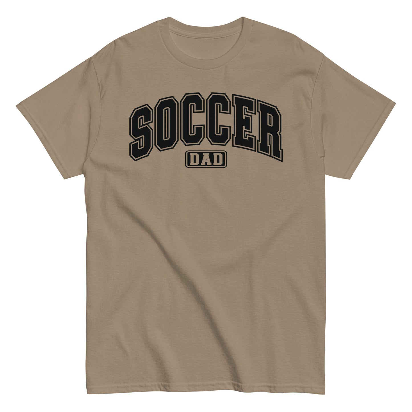 Soccer Dad Bold Outline Graphic T-Shirt Brown Savana / S Spirit Gear Collective T-Shirt