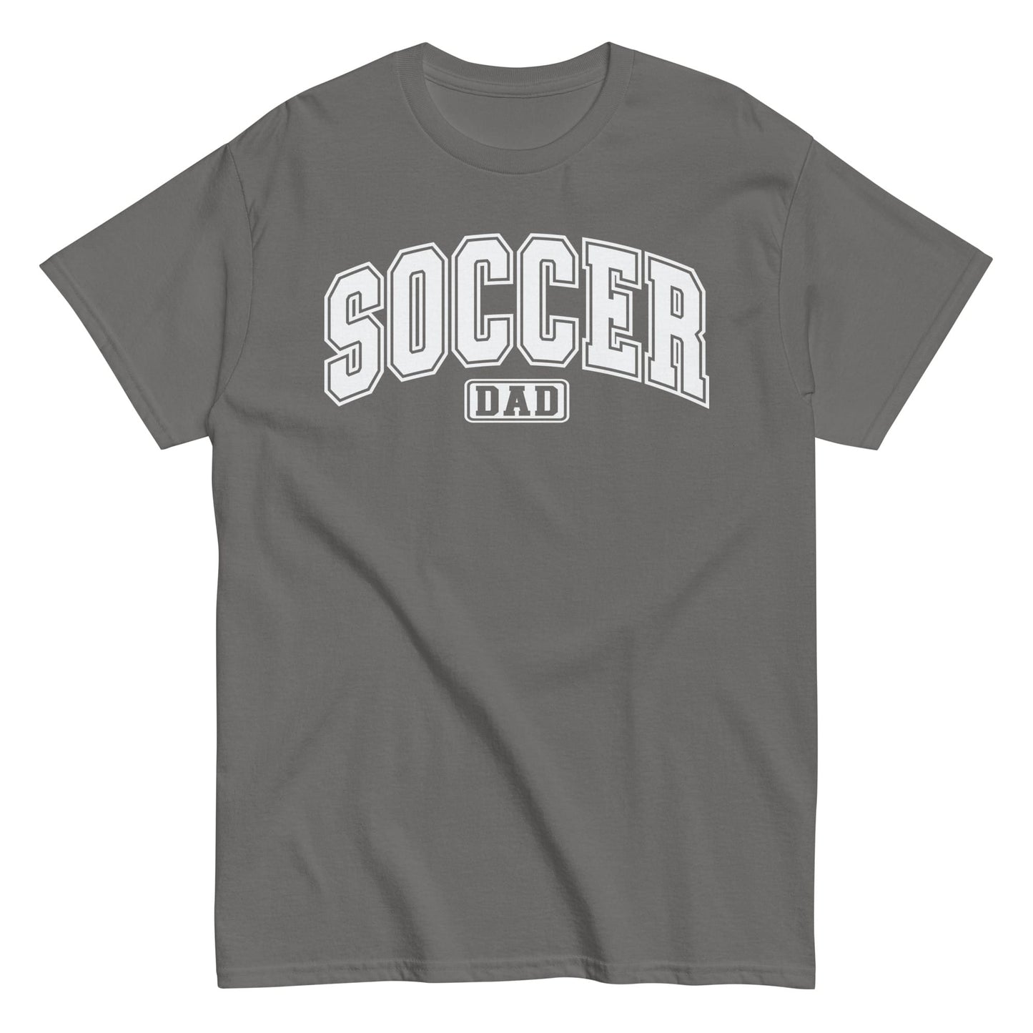 Soccer Dad Classic Block Letter T-Shirt Charcoal / S Spirit Gear Collective T-Shirt