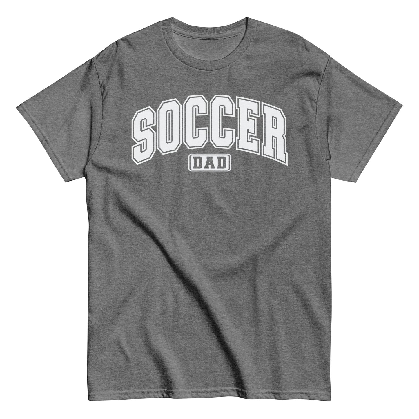 Soccer Dad Classic Block Letter T-Shirt Graphite Heather / S Spirit Gear Collective T-Shirt