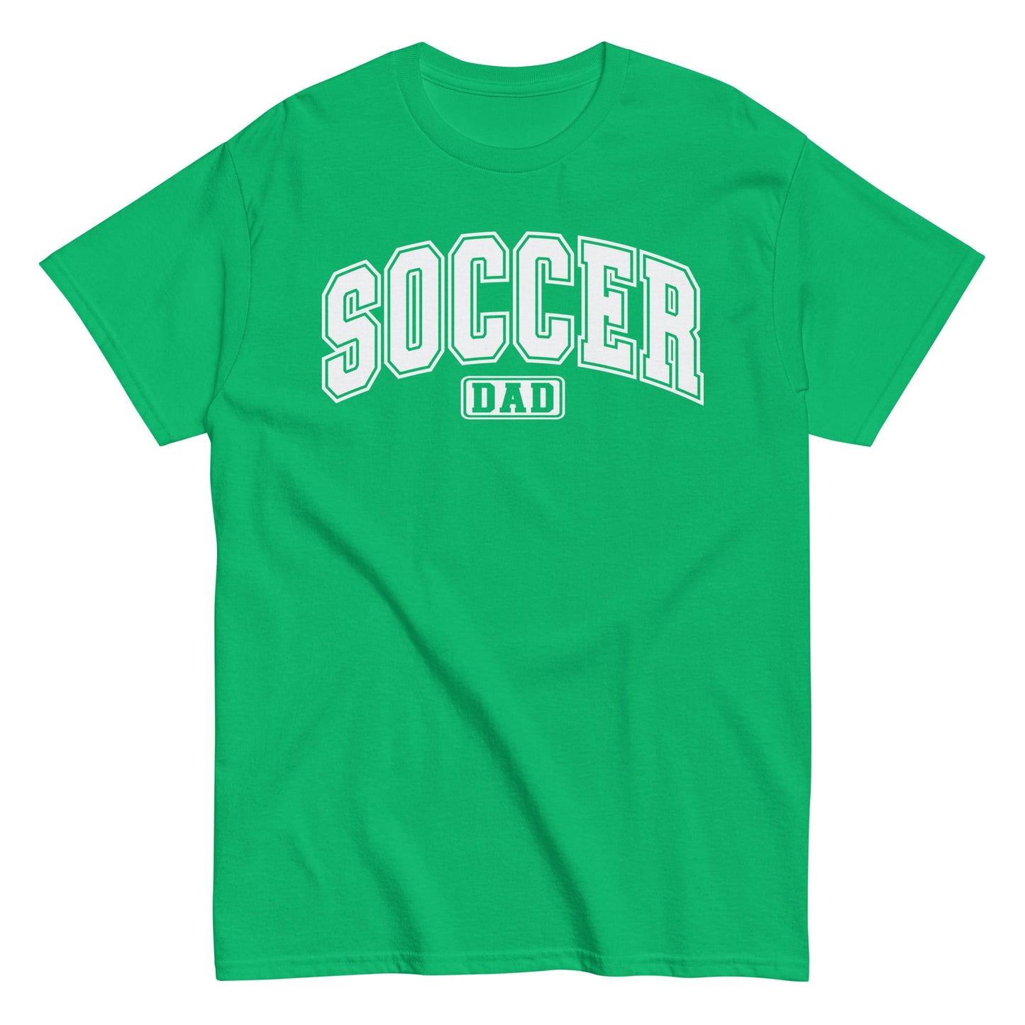 Soccer Dad Classic Block Letter T-Shirt Irish Green / S Spirit Gear Collective T-Shirt