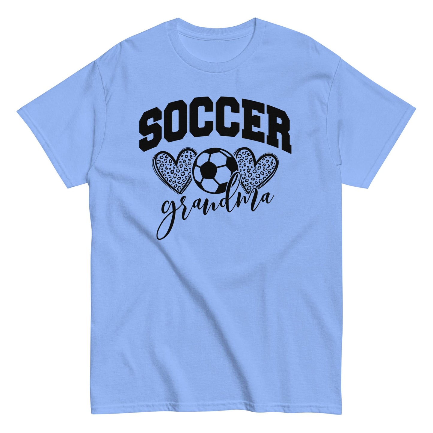 Soccer Grandma Hearts Shirt – Soccer Grandma Graphic Tee Carolina Blue / S Spirit Gear Collective T-Shirt