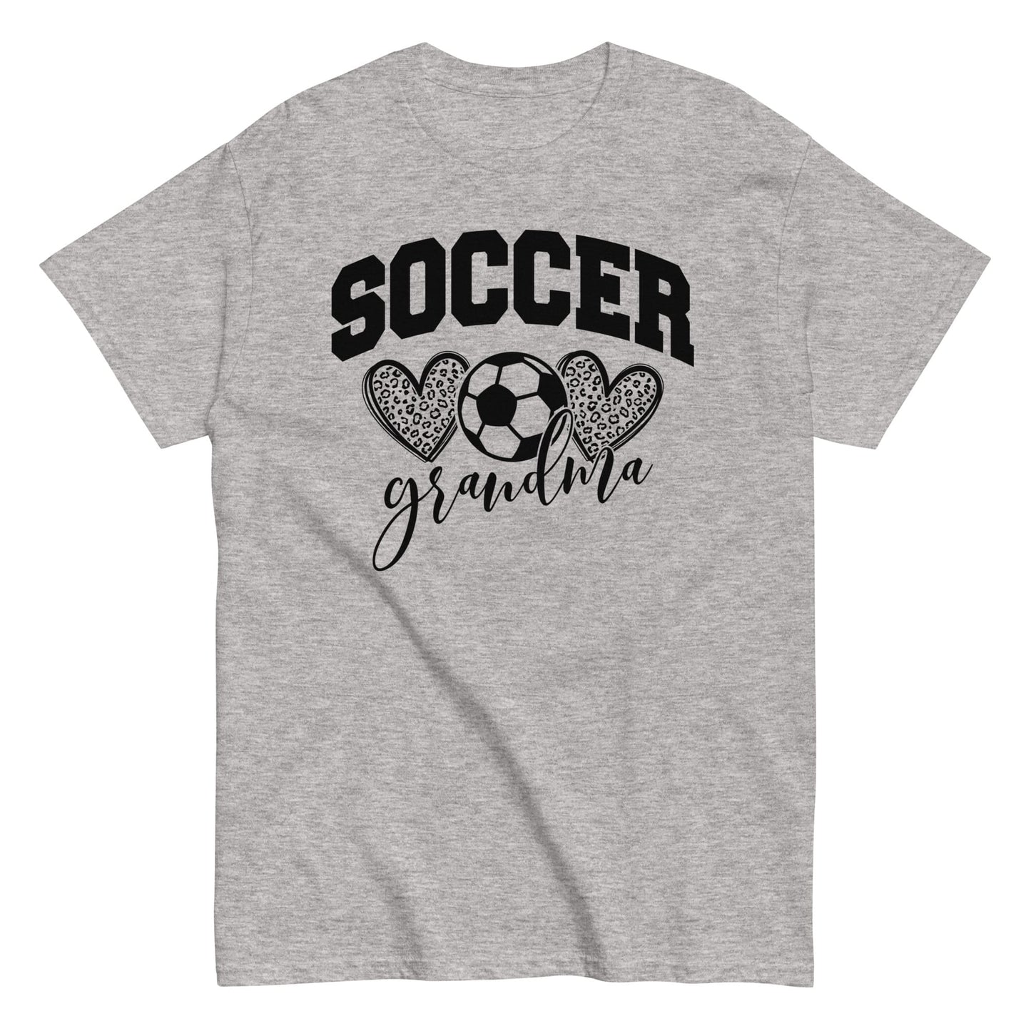 Soccer Grandma Hearts Shirt – Soccer Grandma Graphic Tee Sport Grey / S Spirit Gear Collective T-Shirt
